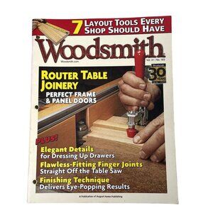 Woodsmith Woodworking Magazine u Vol 31 Issue 183 Jun Jul 2009 Router Table Join